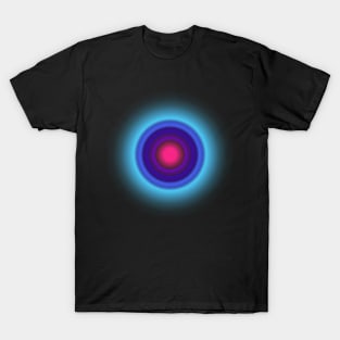 Heart 3D Orbital Pattern T-Shirt